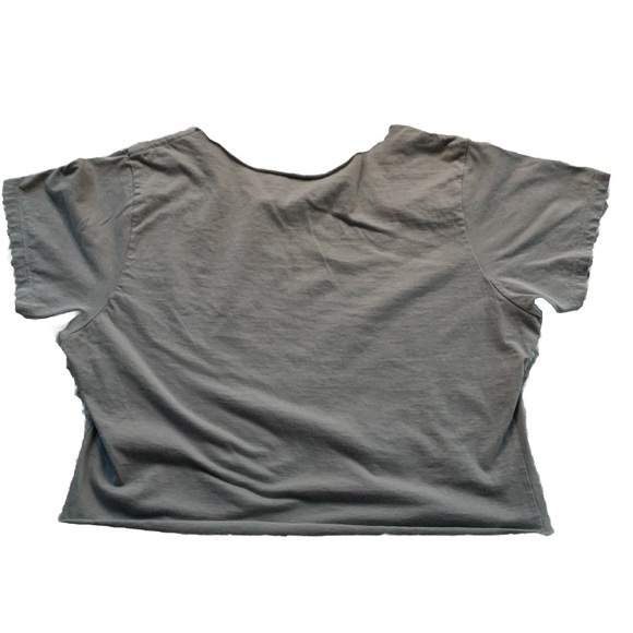 Woman’s Altered Crop-Top T-shirt (Small) - Picture 2 of 7